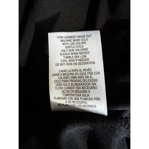 Nicki Minaj Studded Black Zip-Up Jacket Size L Streetwear Bomber - Picture 6 of 6